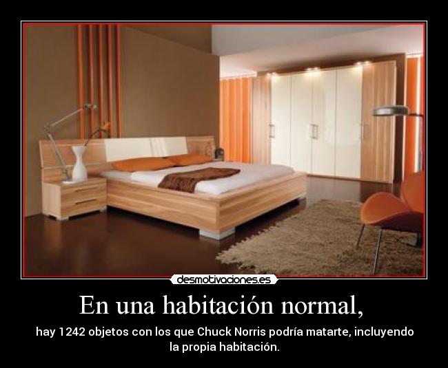 En una habitación normal,  - 