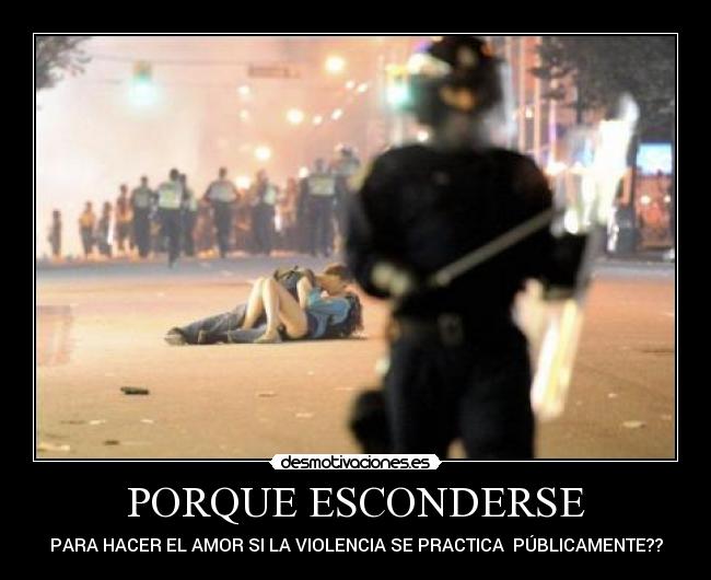PORQUE ESCONDERSE - 