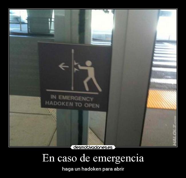 En caso de emergencia - 