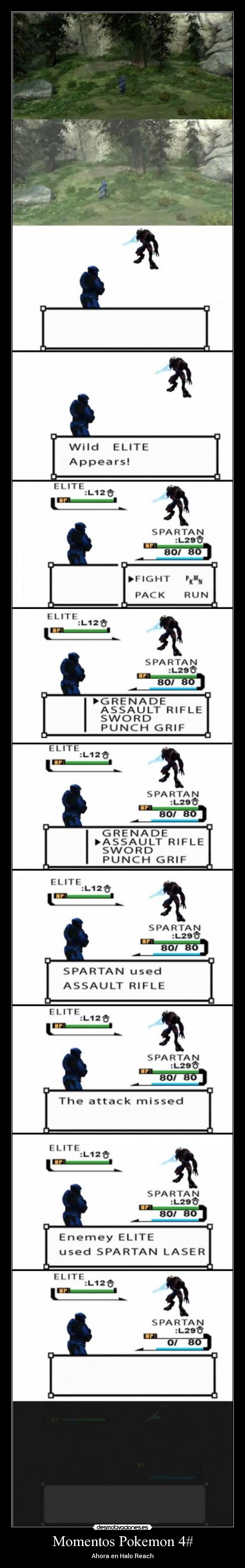 Momentos Pokemon 4# - Ahora en Halo Reach
