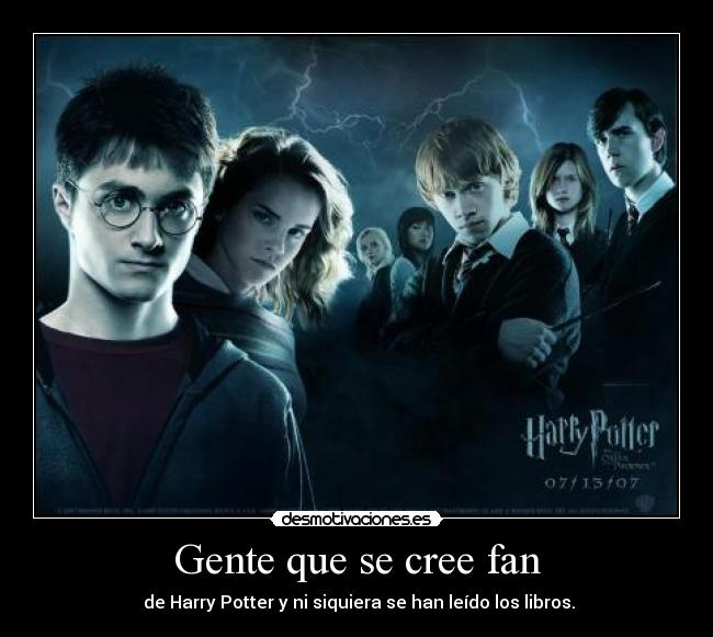 Gente que se cree fan -