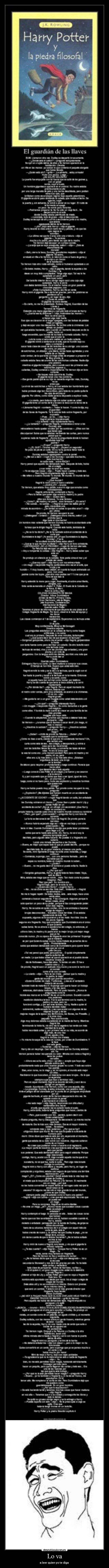 Lo va - a leer quien yo te diga