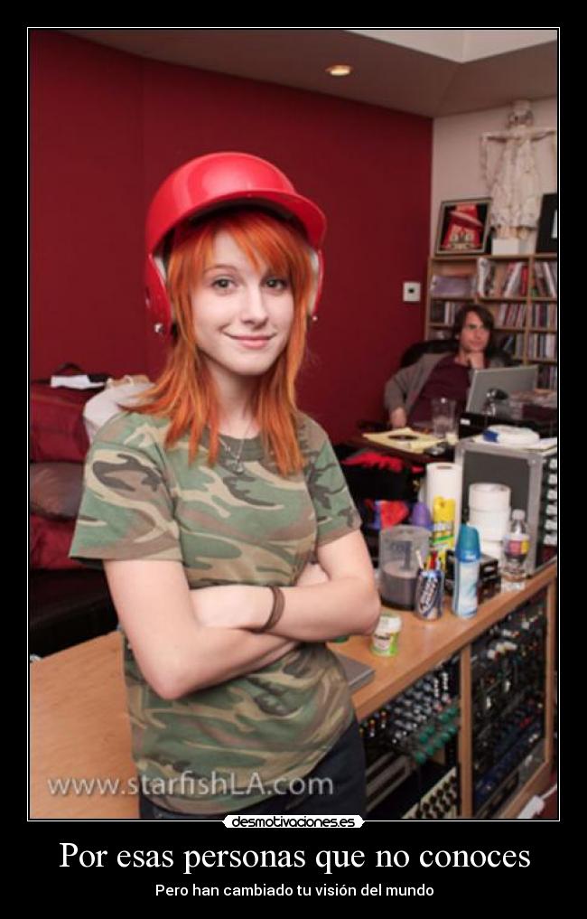 Por esas personas que no conoces -