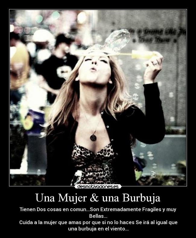 Una Mujer & una Burbuja - 