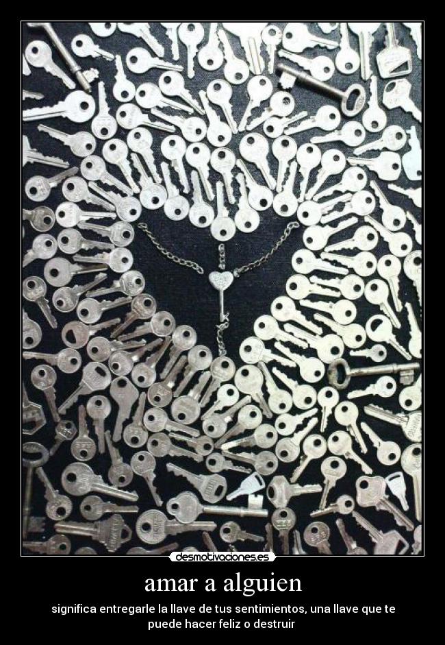amar a alguien -