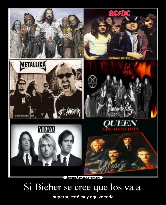 carteles lordiacdcmetallicamago oznirvanaqueen desmotivaciones