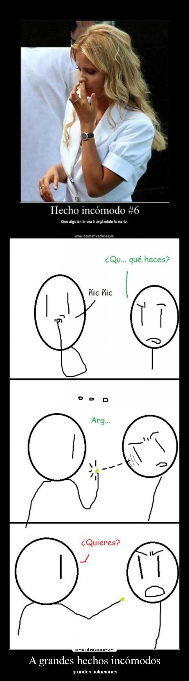 A grandes hechos incómodos - grandes soluciones