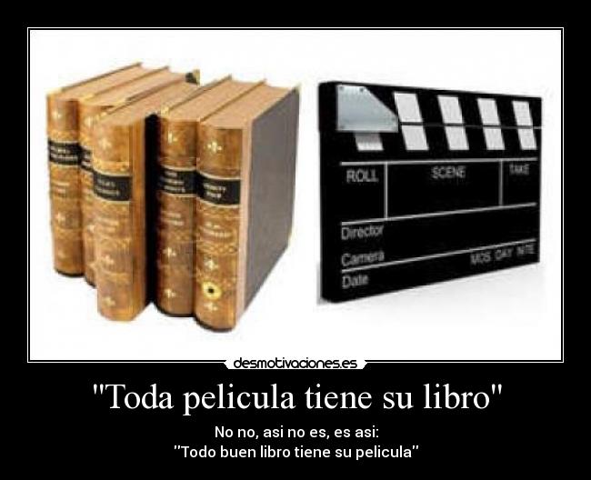 Toda pelicula tiene su libro - 