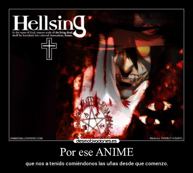 Por ese ANIME - que nos a tenido comiéndonos las uñas desde que comenzo.