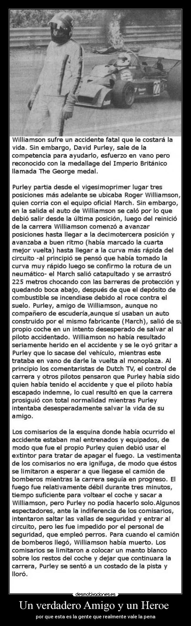 Un verdadero Amigo y un Heroe -