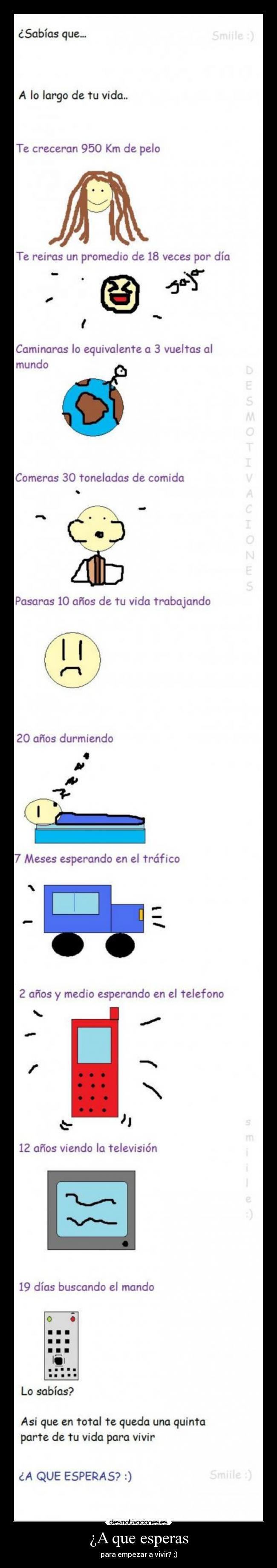 ¿A que esperas - para empezar a vivir? ;)