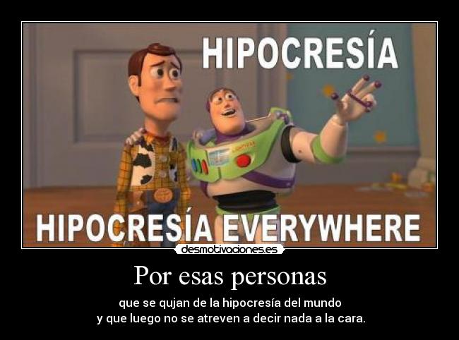 Por esas personas -