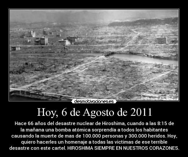 Hoy, 6 de Agosto de 2011 -