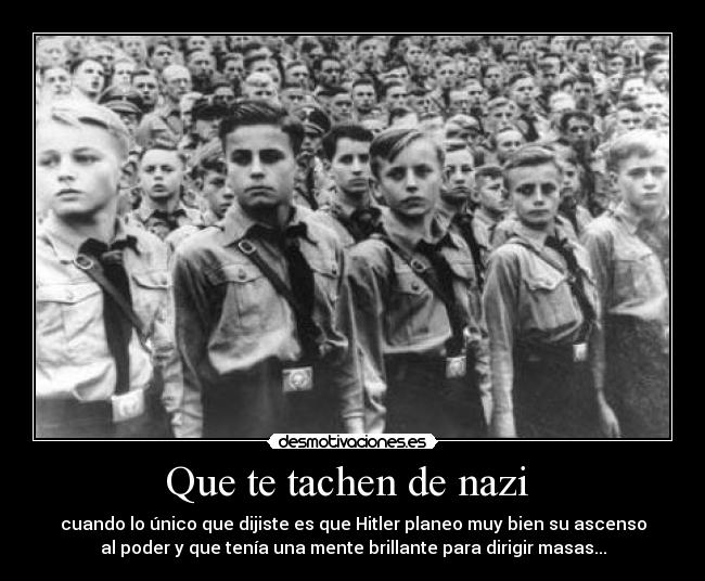 carteles nosoynazi desmotivaciones