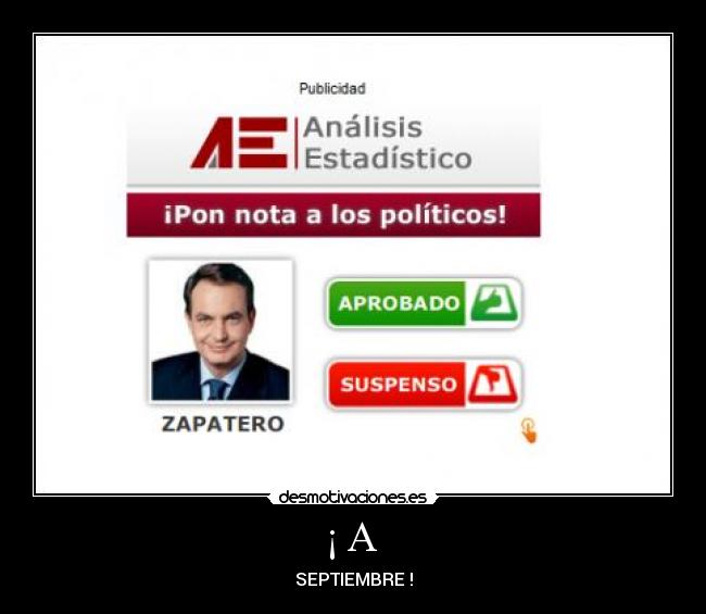 ¡ A  - SEPTIEMBRE !