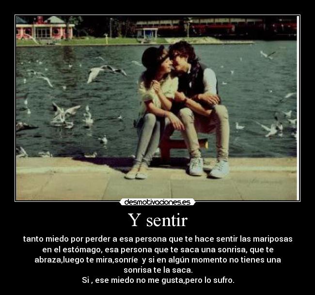 Y sentir -