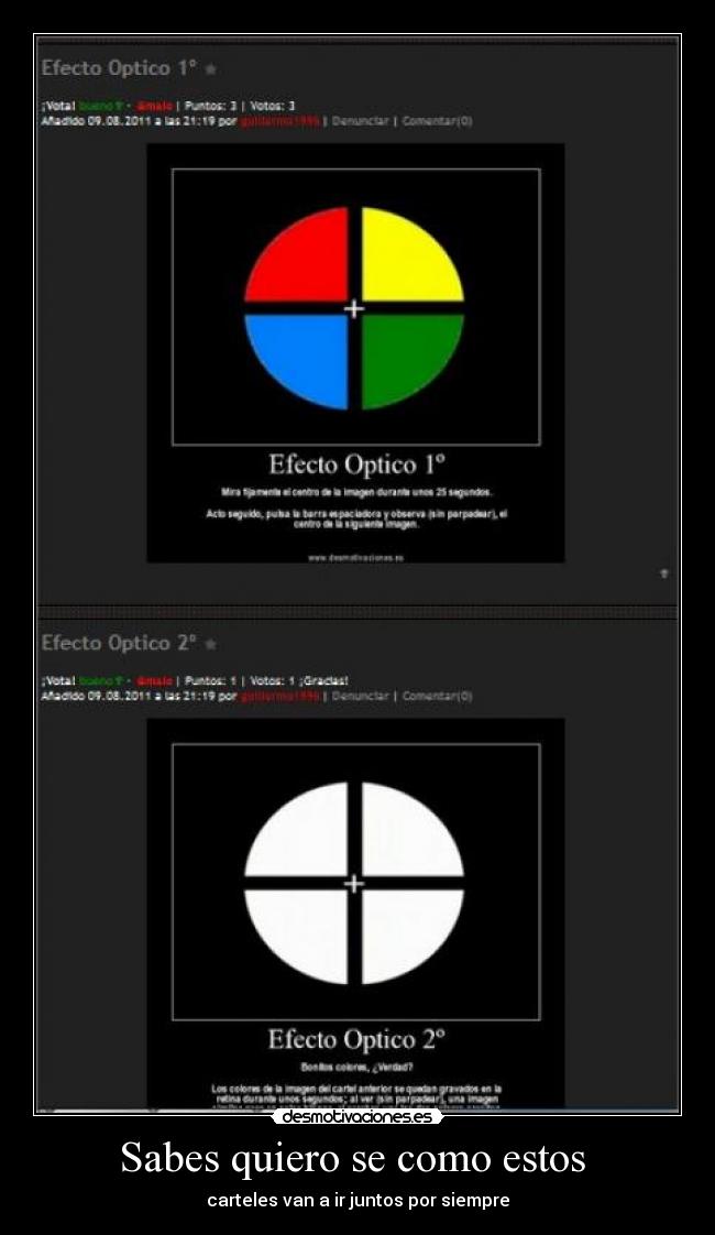Sabes quiero se como estos - carteles van a ir juntos por siempre