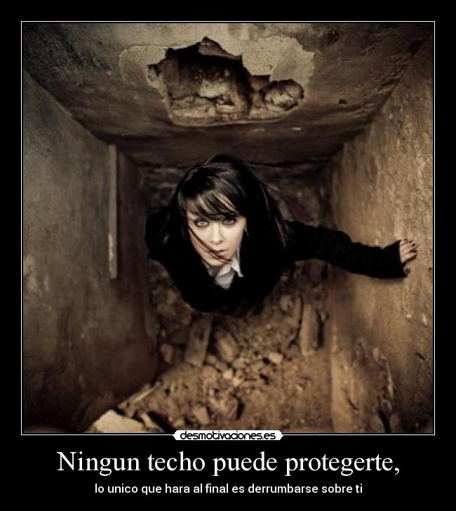 Ningun techo puede protegerte, - 