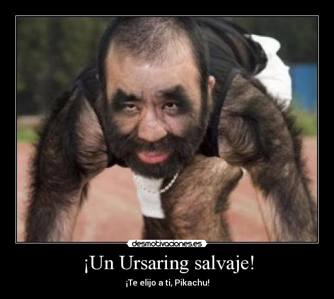 ¡Un Ursaring salvaje! -