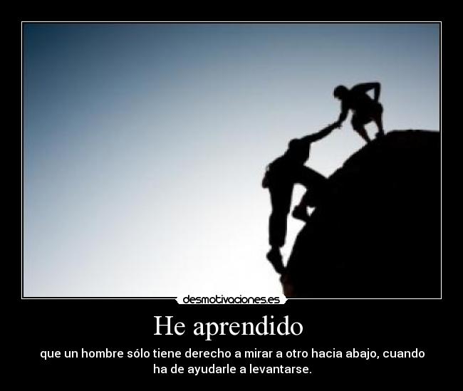 He aprendido  - 