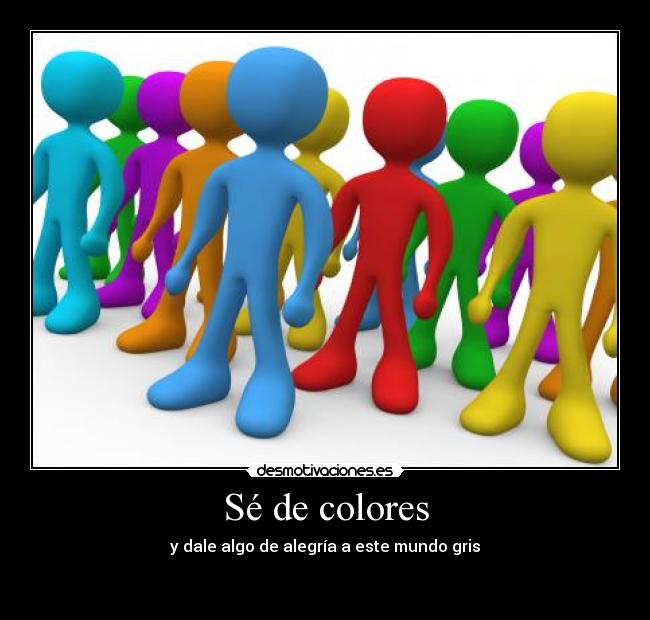 Sé de colores -