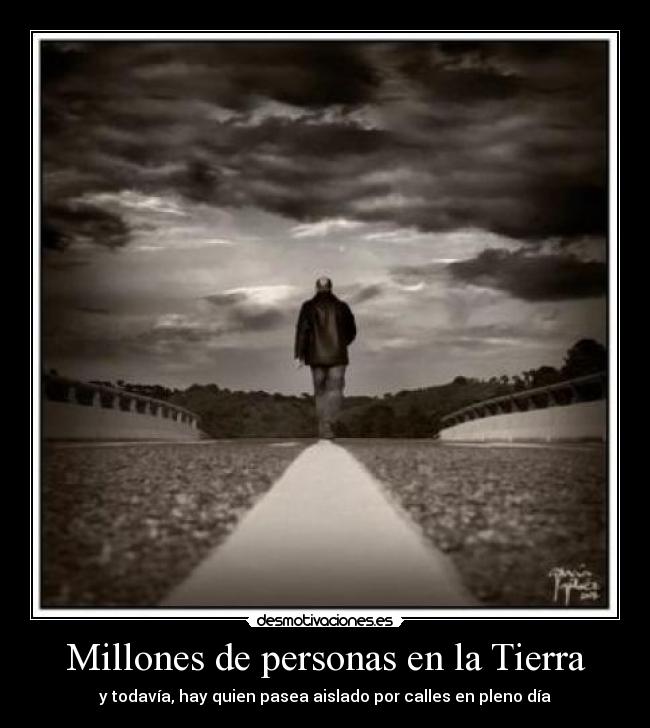 Millones de personas en la Tierra - 