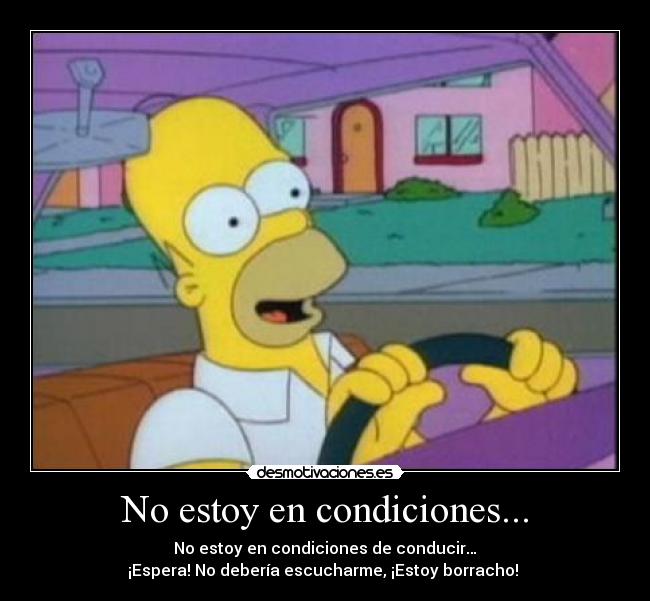 No estoy en condiciones... - 