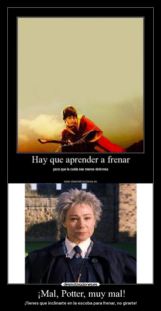 ¡Mal, Potter, muy mal! - 