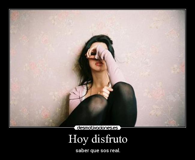 Hoy disfruto -