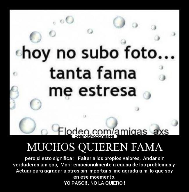 MUCHOS QUIEREN FAMA - 