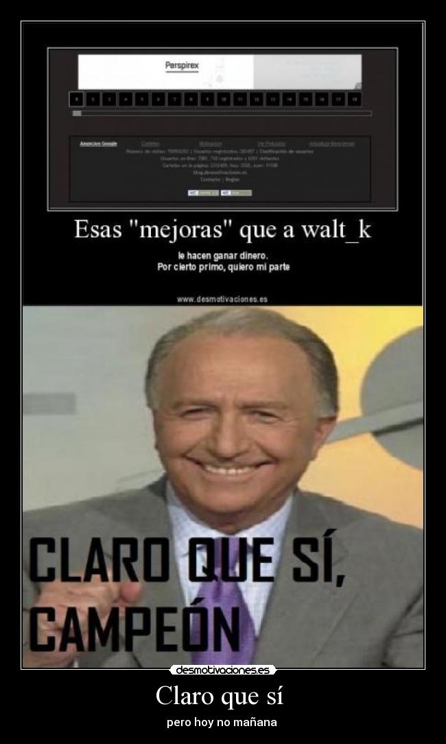 Claro que sí  - 