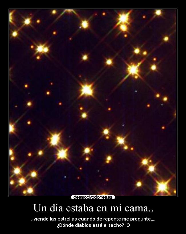 Un día estaba en mi cama.. -