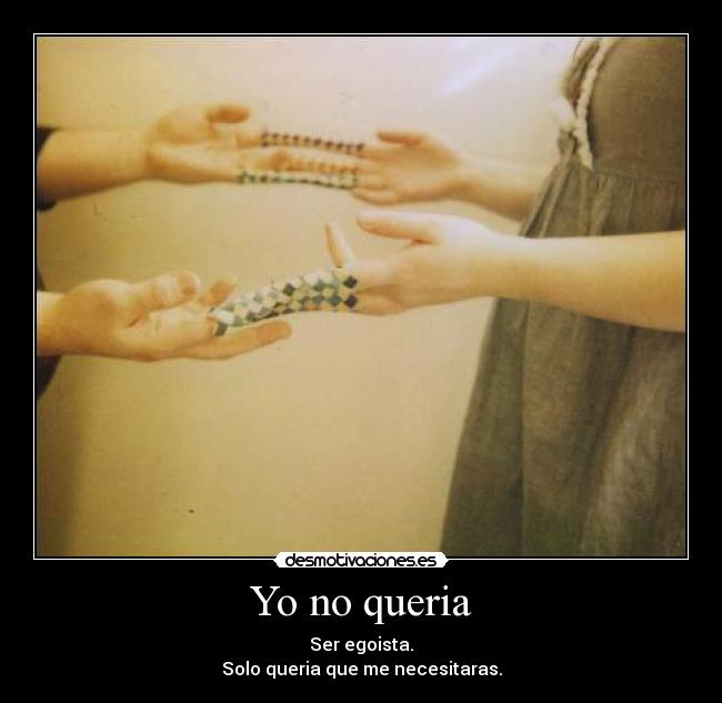 Yo no queria - 