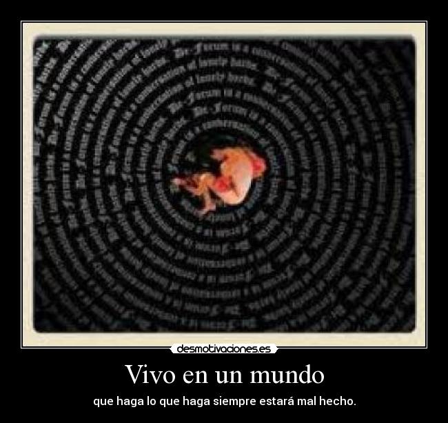 Vivo en un mundo - 