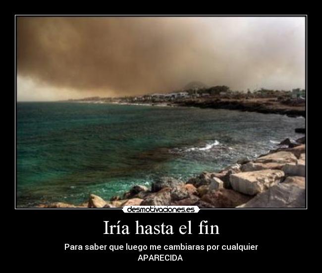 Iría hasta el fin -