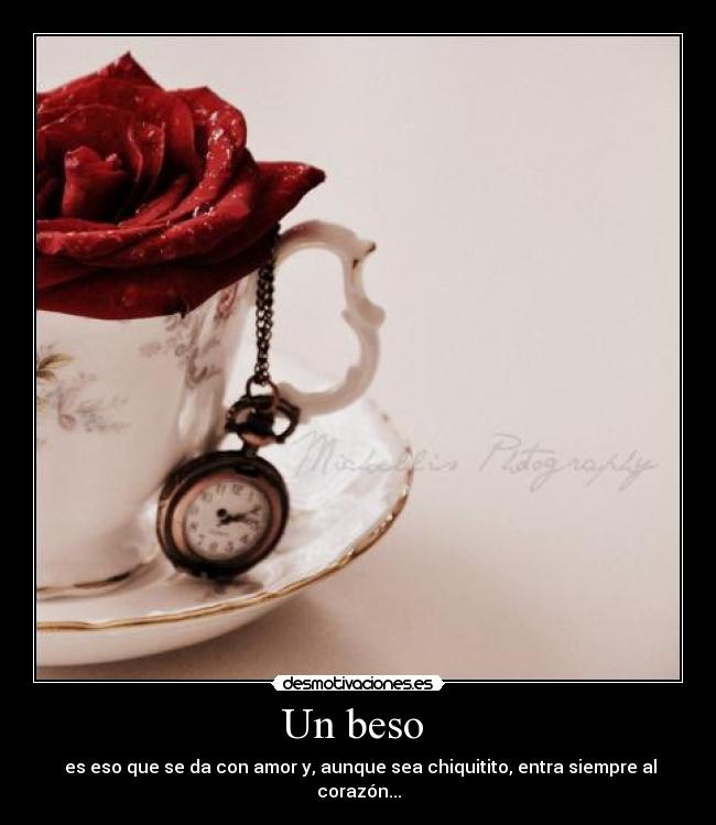 Un beso -