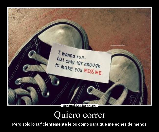 Quiero correr - 