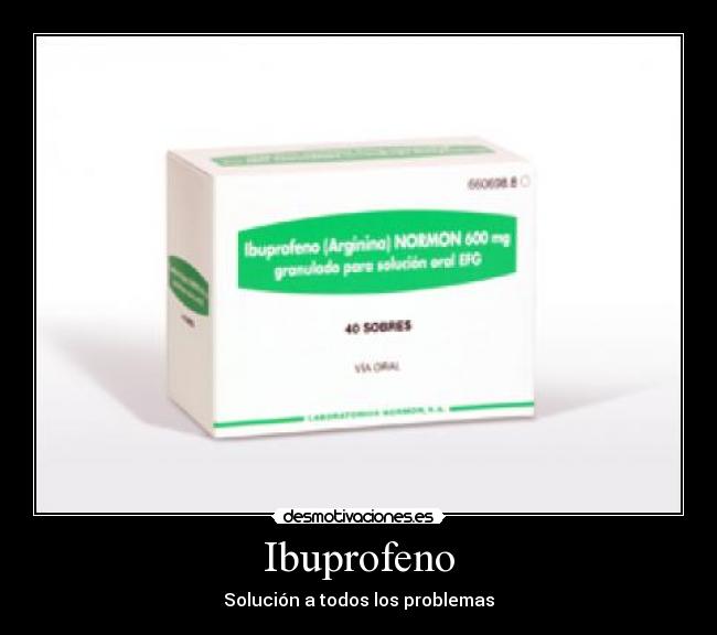 Ibuprofeno - Solución a todos los problemas