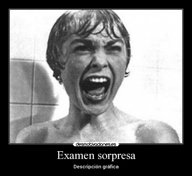 Examen sorpresa - 