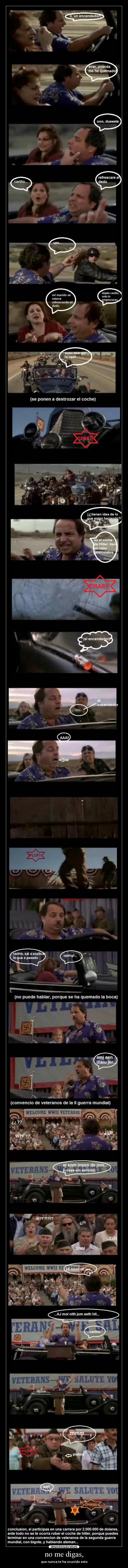 carteles ratas carrera coche hitler putos nazis segunda guerra mundial veteranos desmotivaciones