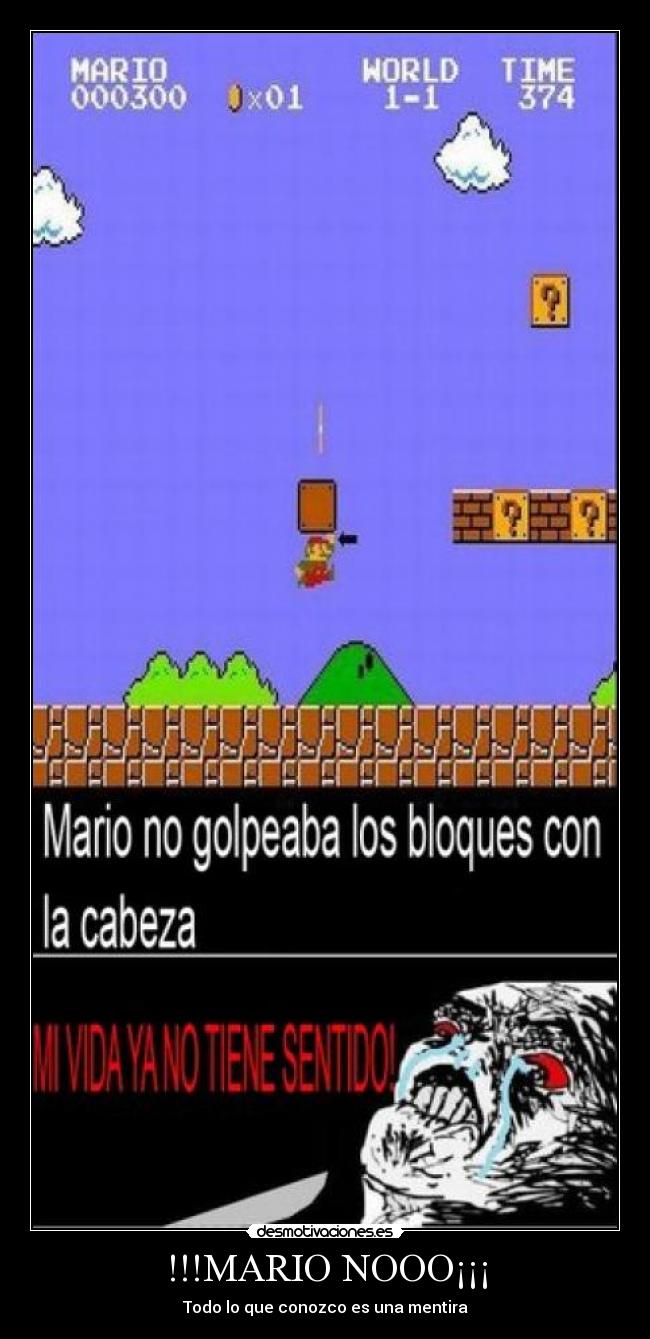 !!!MARIO NOOO¡¡¡ -