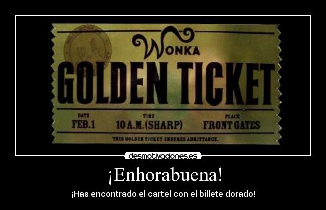¡Enhorabuena! - 