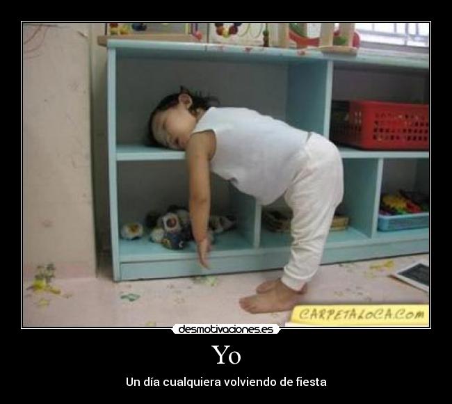 Yo - Un día cualquiera volviendo de fiesta
