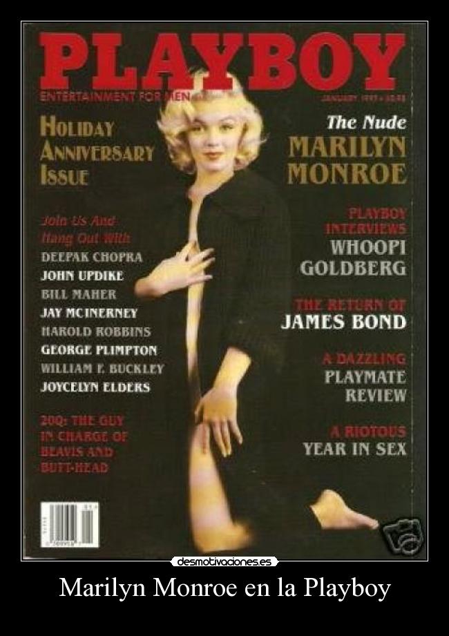Marilyn Monroe en la Playboy -