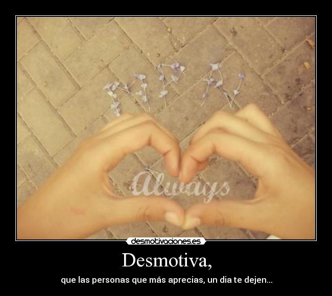Desmotiva, -