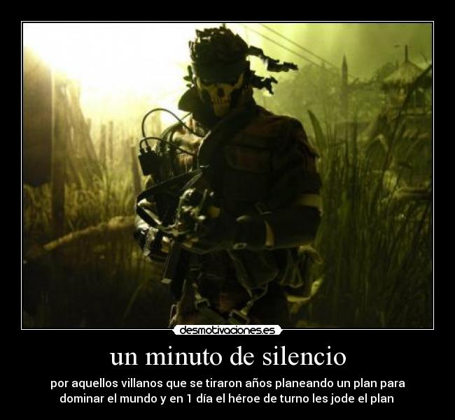 un minuto de silencio - 