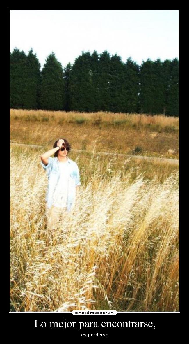 Lo mejor para encontrarse, - 