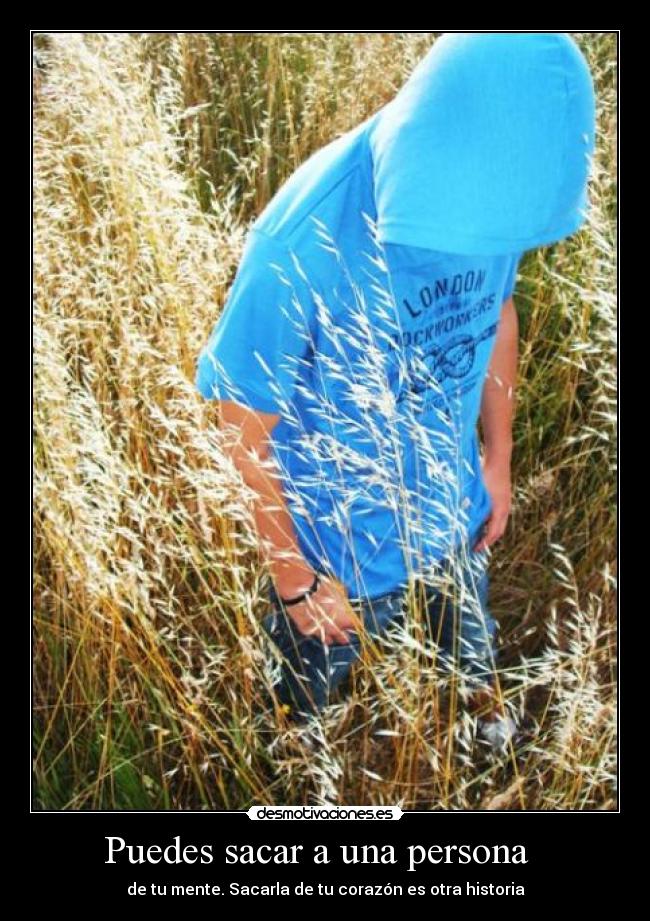 Puedes sacar a una persona   - 