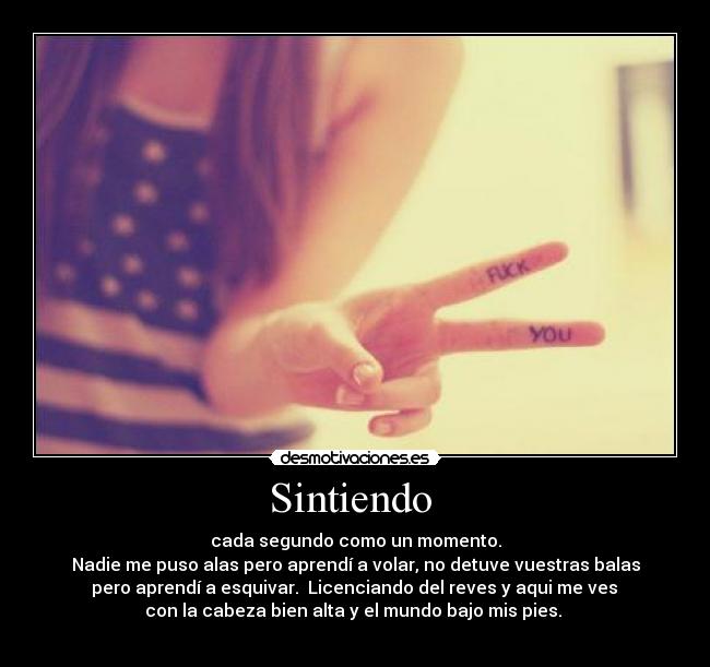 Sintiendo -