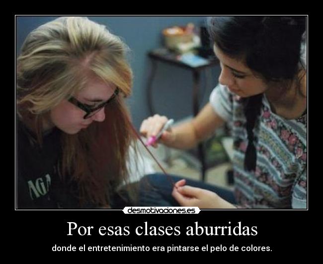 carteles pintarse pelo desmotivaciones